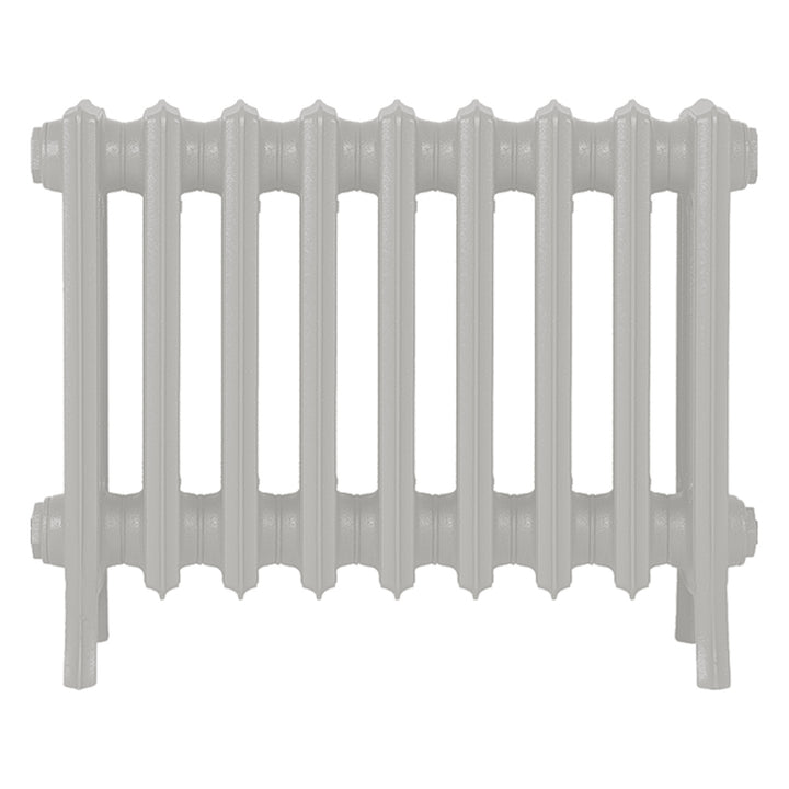 Grace - Pebble Grey Cast Iron Column Radiator H450mm x W575mm 4 Column - Wall Hung