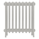 Grace - Pebble Grey Cast Iron Column Radiator H600mm x W575mm 4 Column - Wall Hung