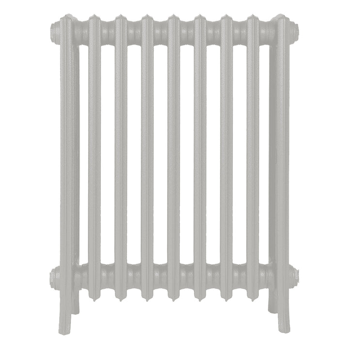 Grace - Pebble Grey Cast Iron Column Radiator H700mm x W575mm 4 Column - Wall Hung