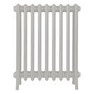 Grace - Pebble Grey Cast Iron Column Radiator H700mm x W575mm 4 Column - Wall Hung