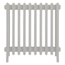 Grace - Pebble Grey Cast Iron Column Radiator H650mm x W635mm 6 Column - Floor Standing