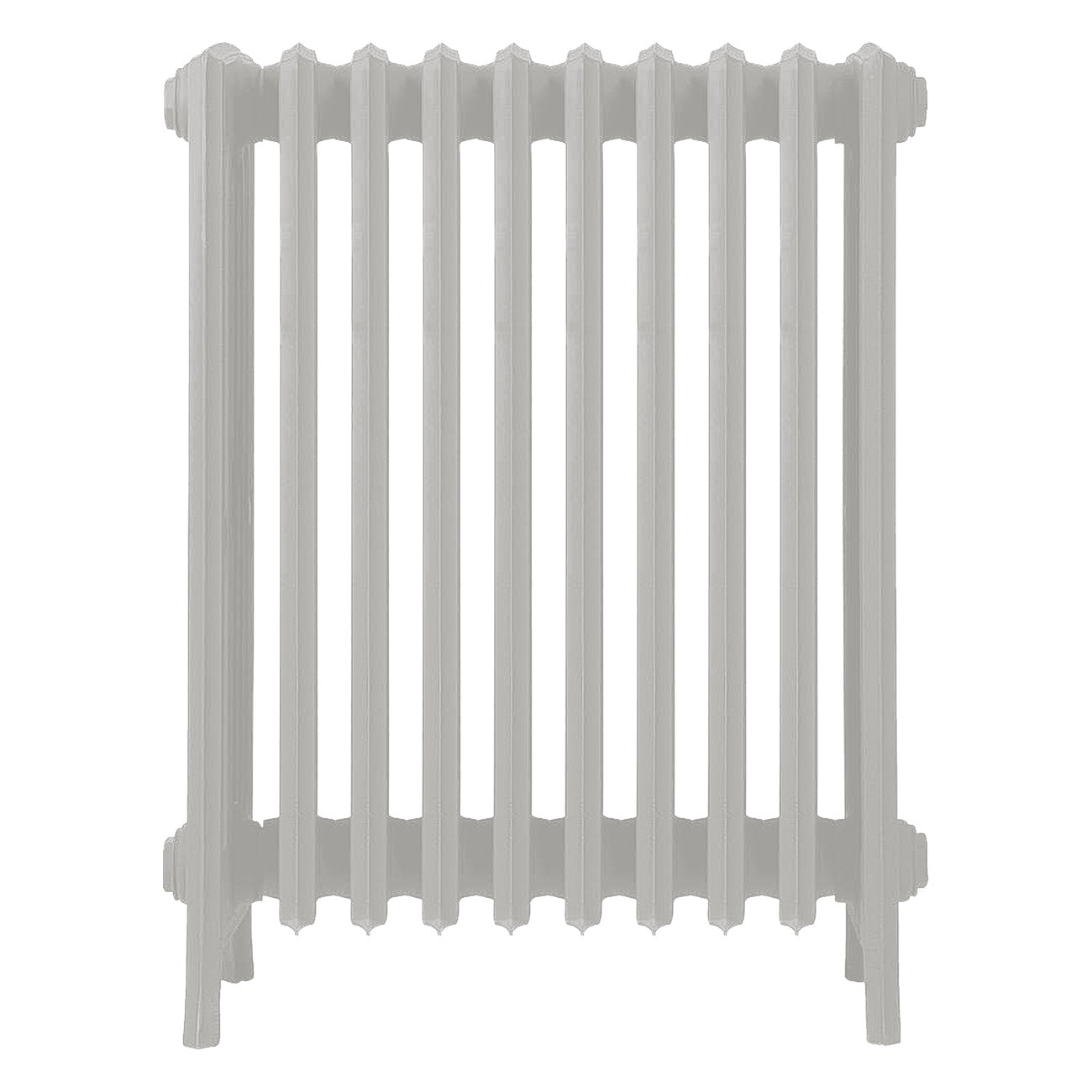 Grace - Pebble Grey Cast Iron Column Radiator H750mm x W635mm 6 Column - Floor Standing
