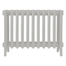 Grace - Pebble Grey Cast Iron Column Radiator H450mm x W696mm 6 Column - Wall Hung