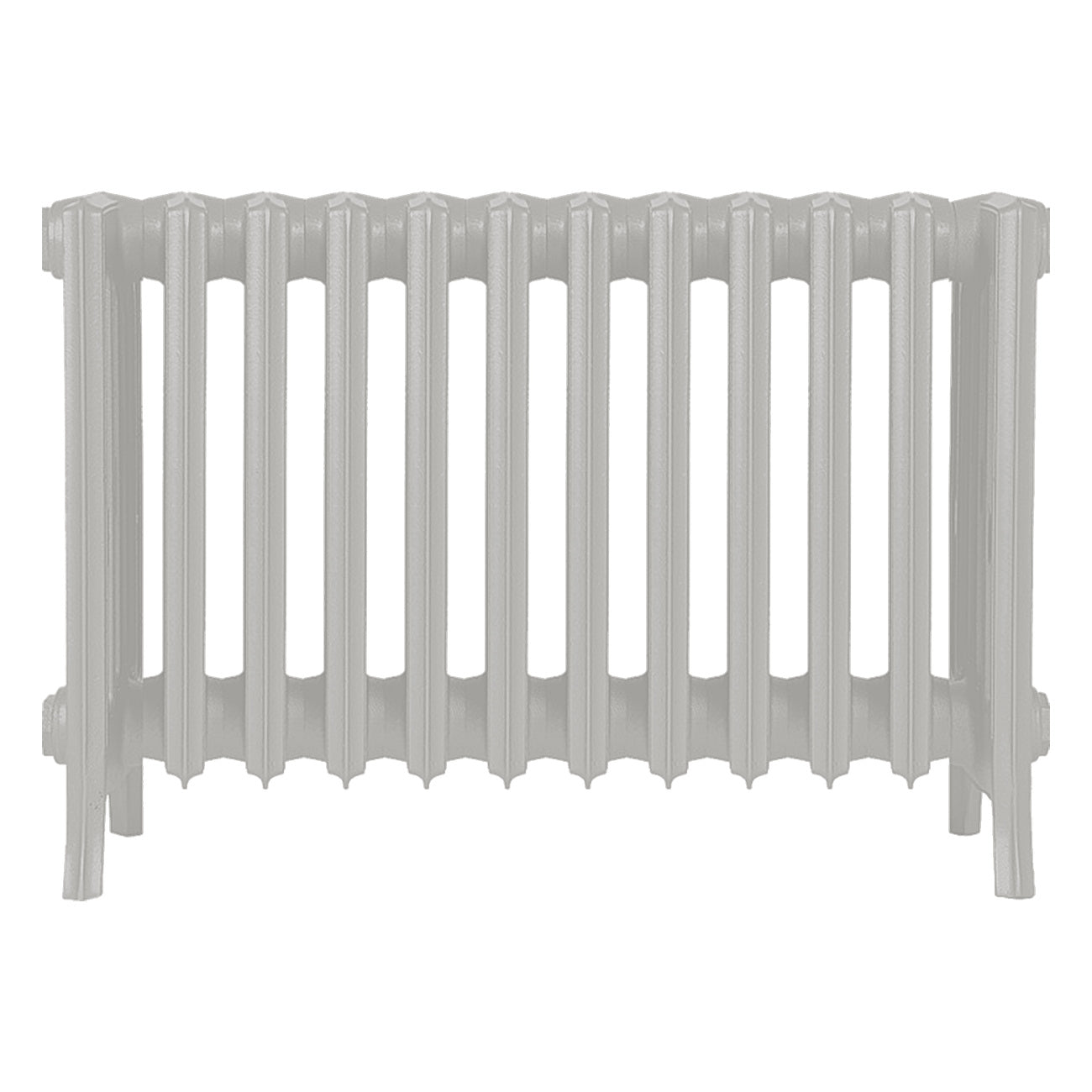 Grace - Pebble Grey Cast Iron Column Radiator H450mm x W756mm 6 Column - Wall Hung