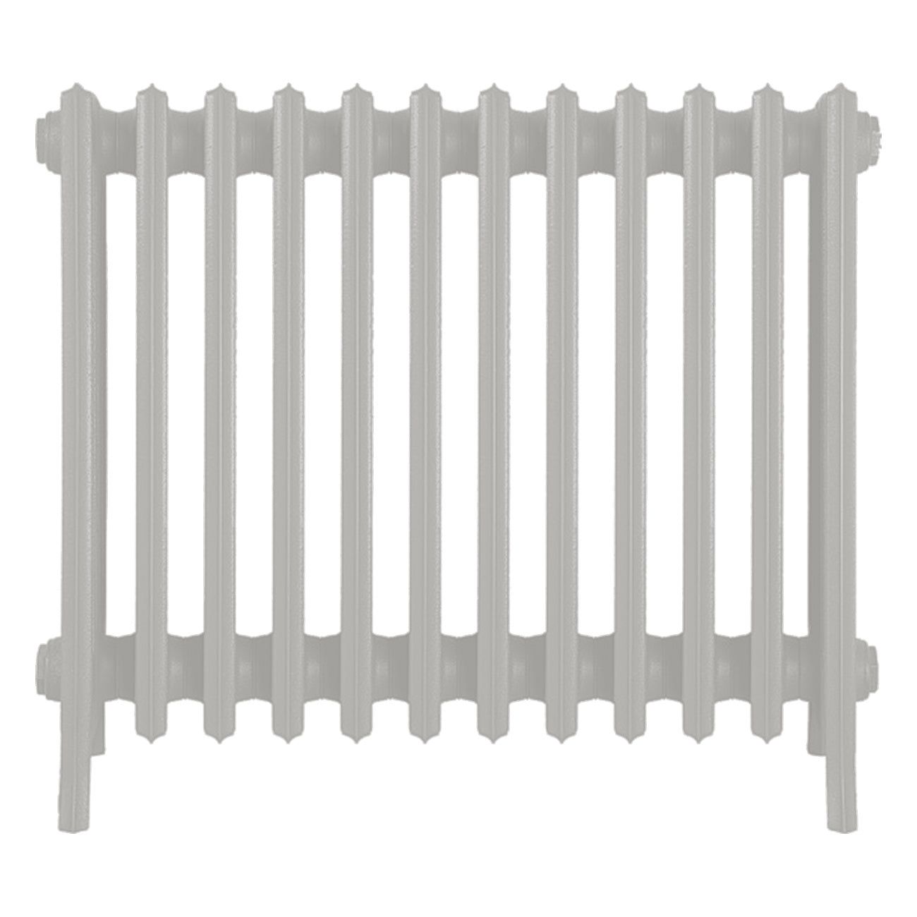 Grace - Pebble Grey Cast Iron Column Radiator H600mm x W756mm 6 Column - Wall Hung