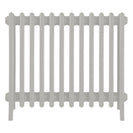 Grace - Pebble Grey Cast Iron Column Radiator H600mm x W756mm 6 Column - Wall Hung