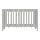 Grace - Pebble Grey Cast Iron Column Radiator H450mm x W877mm 6 Column - Wall Hung