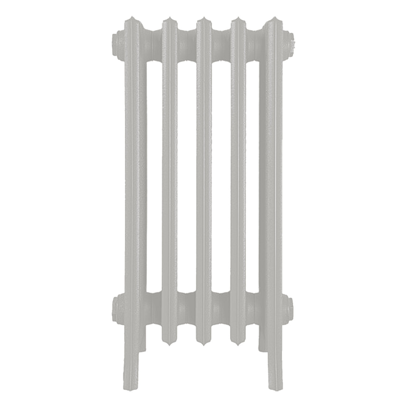 Grace - Pebble Grey Cast Iron Column Radiator H600mm x W333mm 6 Column - Wall Hung