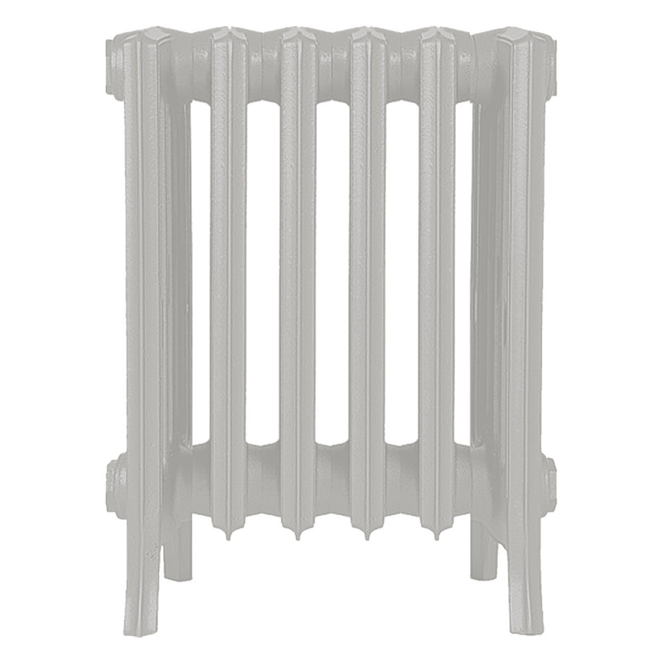 Grace - Pebble Grey Cast Iron Column Radiator H450mm x W393mm 6 Column - Wall Hung