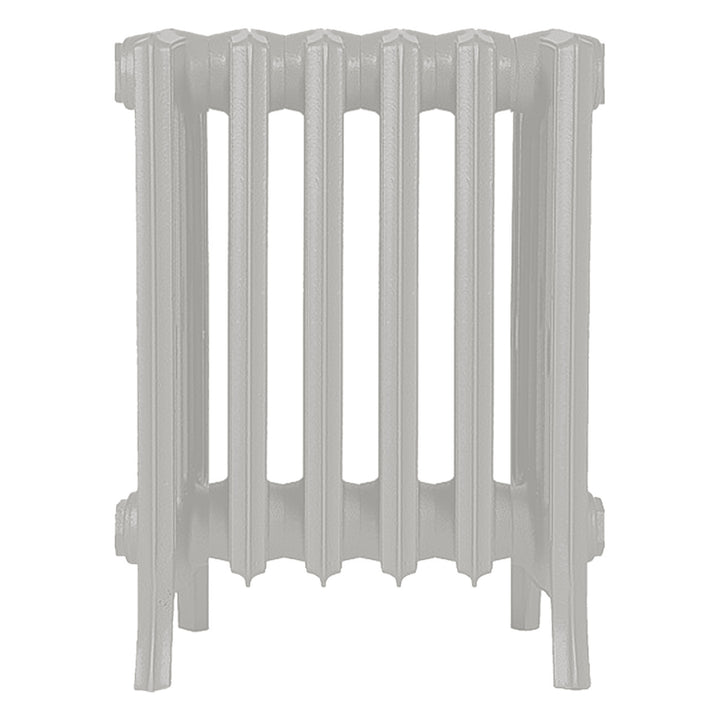 Grace - Pebble Grey Cast Iron Column Radiator H450mm x W393mm 6 Column - Wall Hung