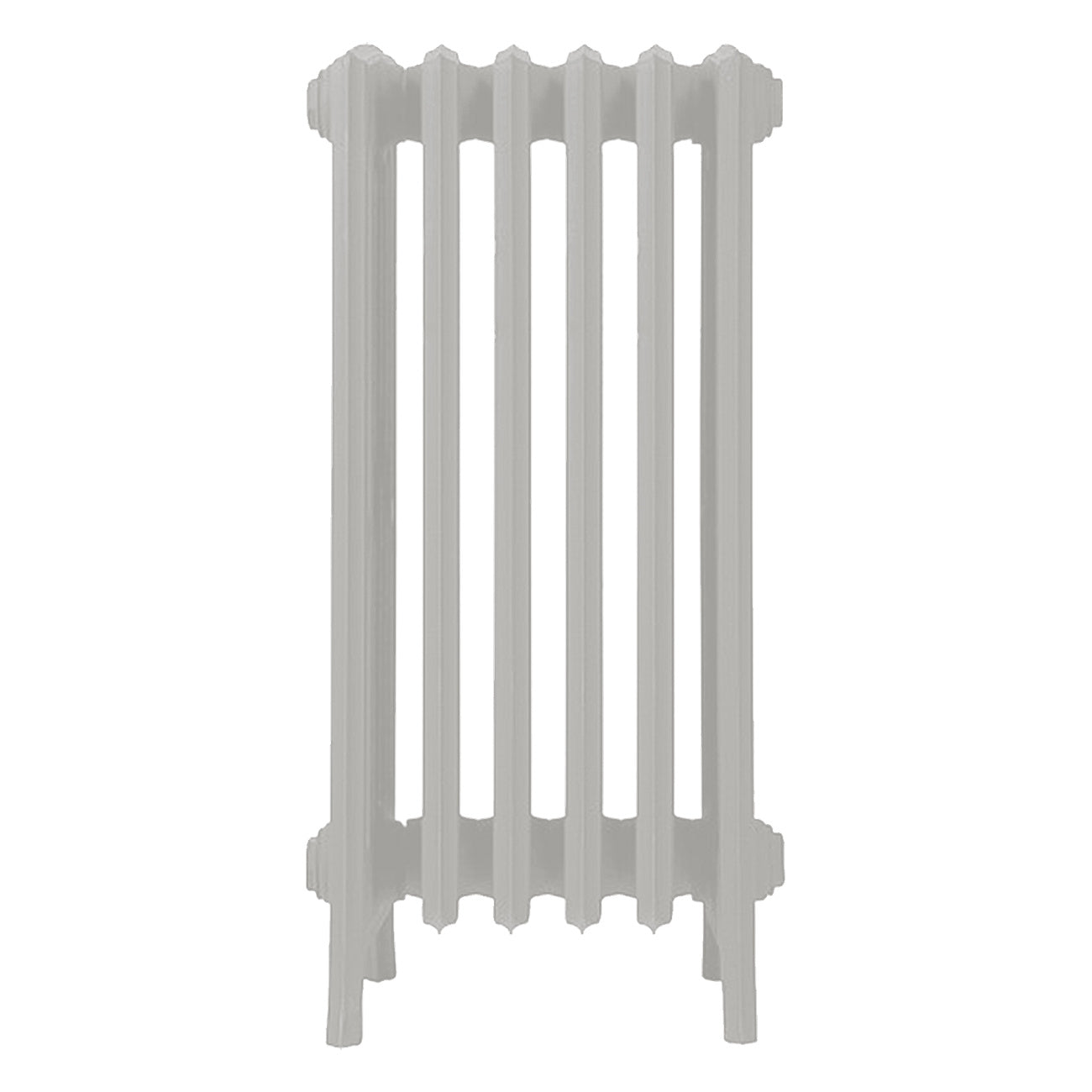Grace - Pebble Grey Cast Iron Column Radiator H700mm x W393mm 6 Column - Wall Hung