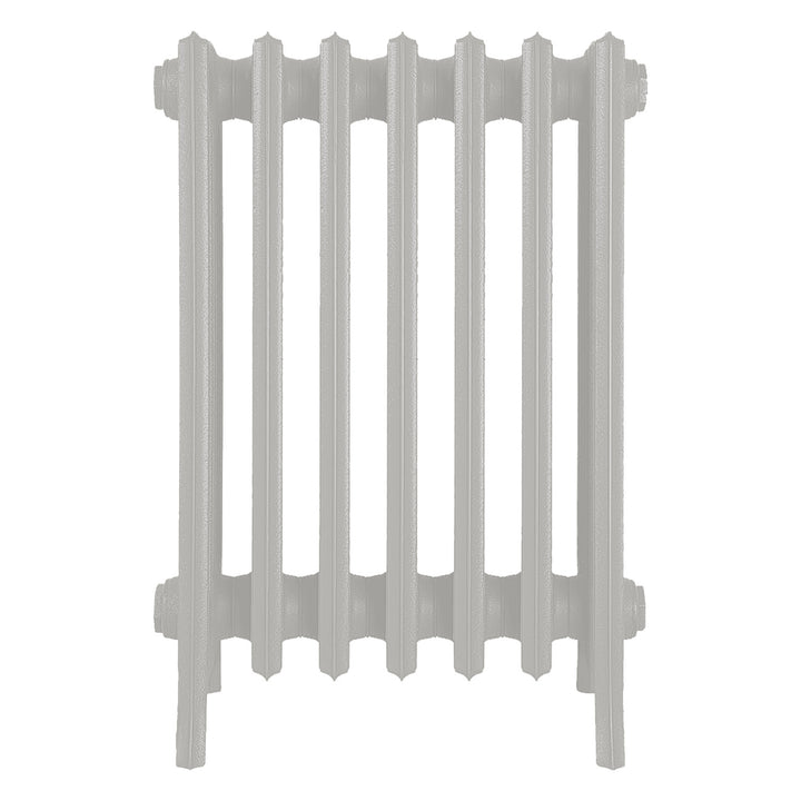 Grace - Pebble Grey Cast Iron Column Radiator H650mm x W454mm 6 Column - Floor Standing
