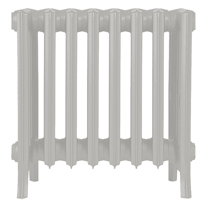 Grace - Pebble Grey Cast Iron Column Radiator H450mm x W514mm 6 Column - Wall Hung