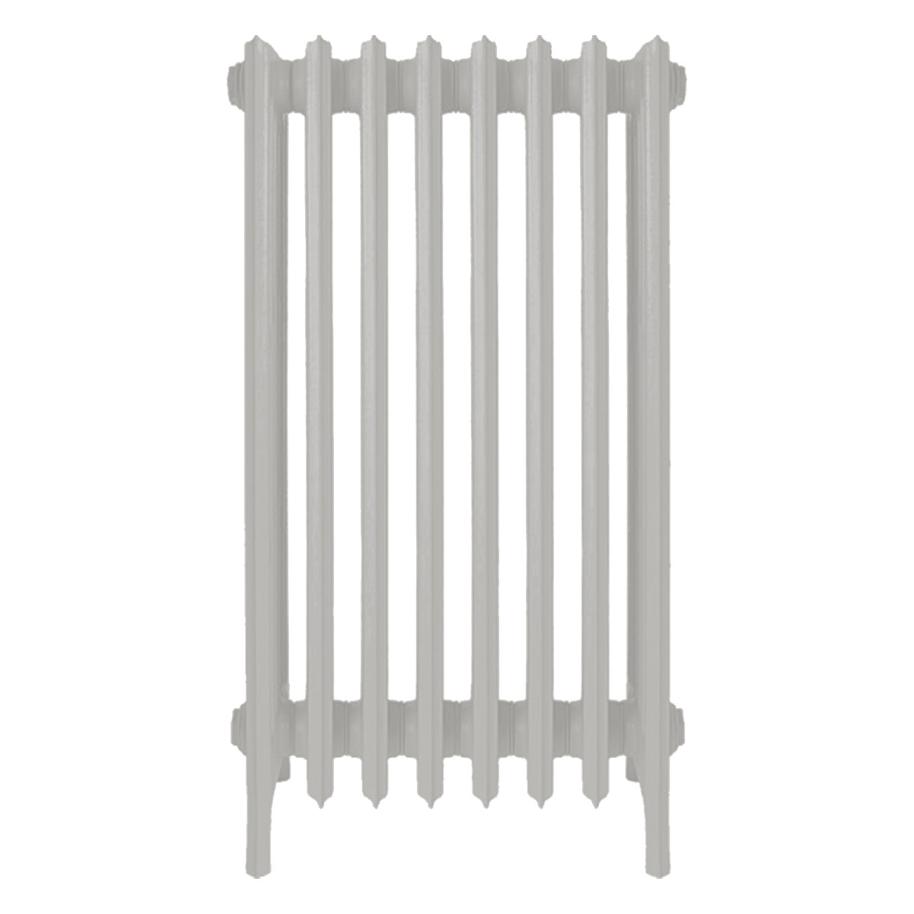 Grace - Pebble Grey Cast Iron Column Radiator H950mm x W514mm 6 Column - Floor Standing