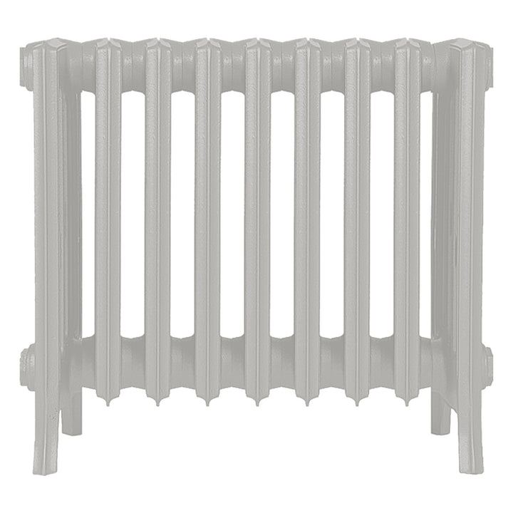 Grace - Pebble Grey Cast Iron Column Radiator H450mm x W575mm 6 Column - Wall Hung