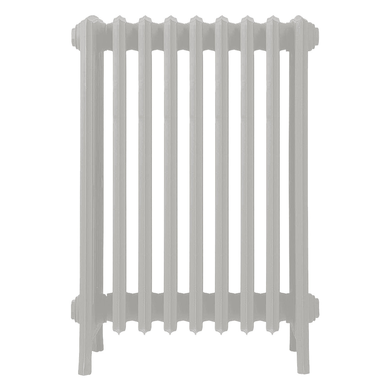 Grace - Pebble Grey Cast Iron Column Radiator H700mm x W575mm 6 Column - Wall Hung