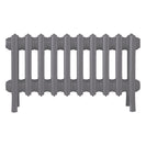 Grace - Pencil Grey Cast Iron Column Radiator H450mm x W998mm 4 Column - Wall Hung