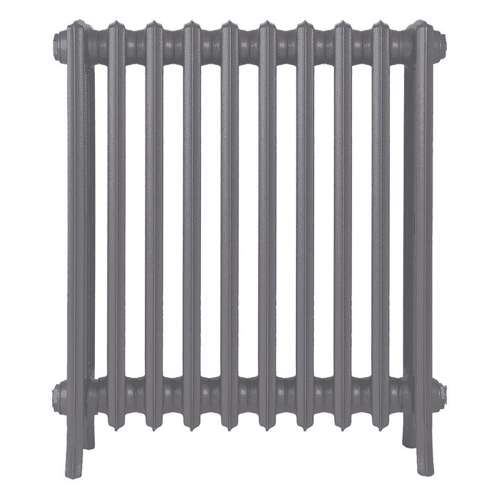 Grace - Quartz Grey Cast Iron Column Radiator H700mm x W635mm 4 Column - Wall Hung