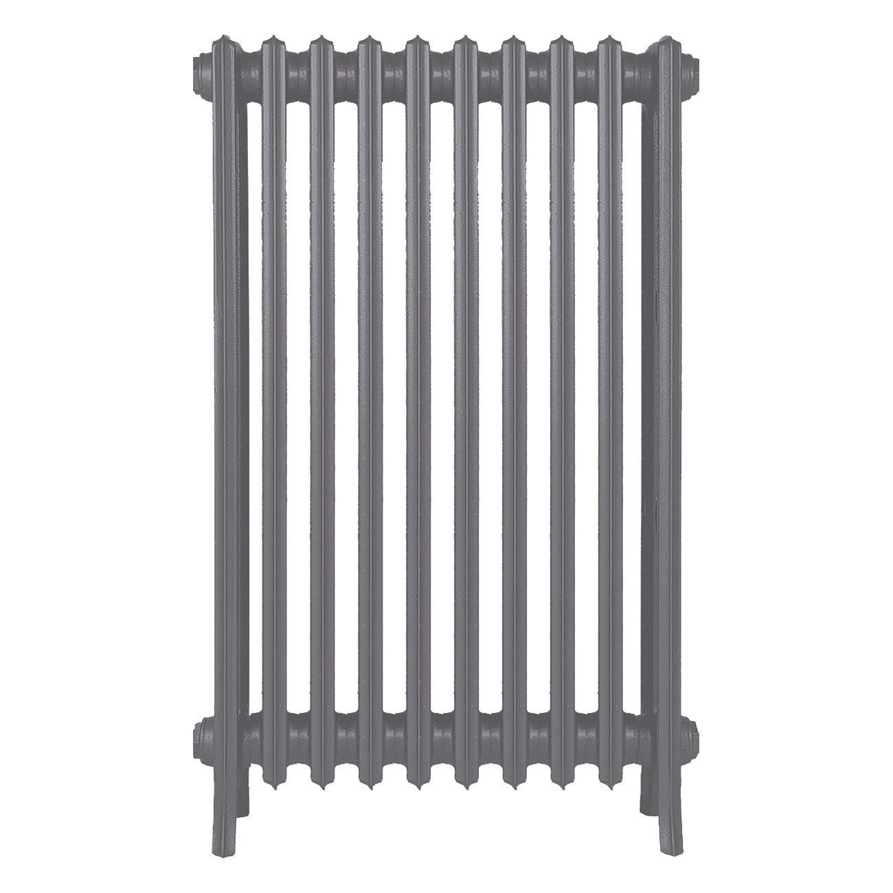 Grace - Quartz Grey Cast Iron Column Radiator H950mm x W635mm 4 Column - Floor Standing