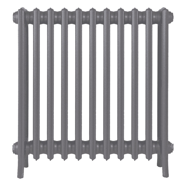 Grace - Quartz Grey Cast Iron Column Radiator H700mm x W696mm 4 Column - Wall Hung