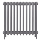 Grace - Quartz Grey Cast Iron Column Radiator H700mm x W696mm 4 Column - Wall Hung