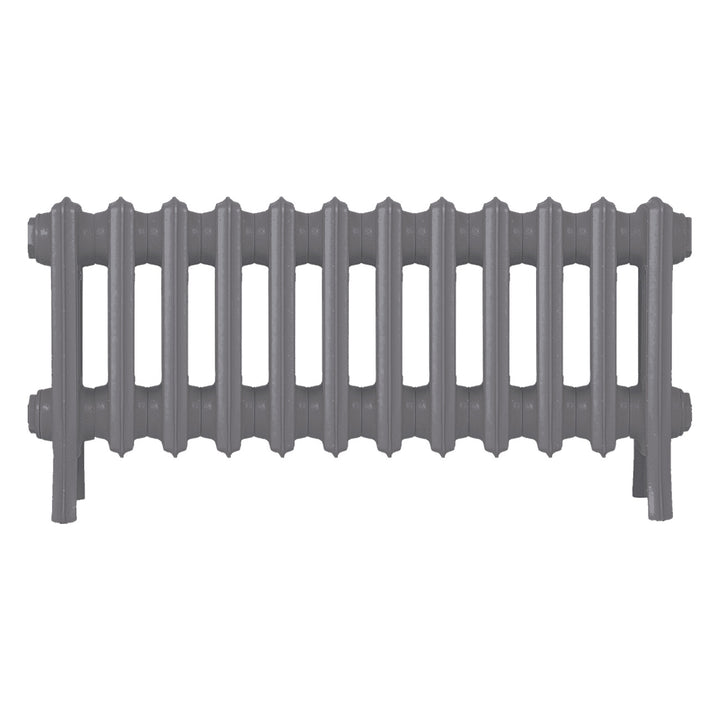 Grace - Quartz Grey Cast Iron Column Radiator H300mm x W756mm 4 Column - Wall Hung