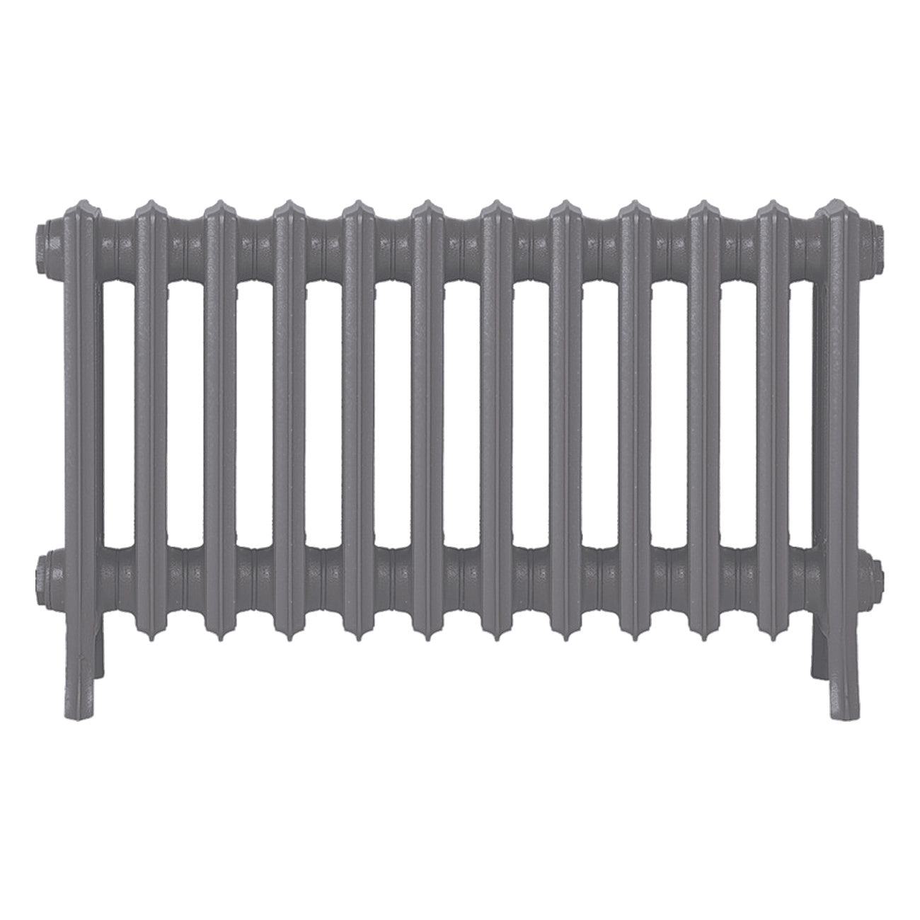 Grace - Quartz Grey Cast Iron Column Radiator H450mm x W756mm 4 Column - Wall Hung