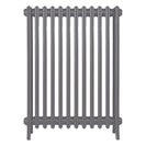 Grace - Quartz Grey Cast Iron Column Radiator H950mm x W756mm 4 Column - Floor Standing