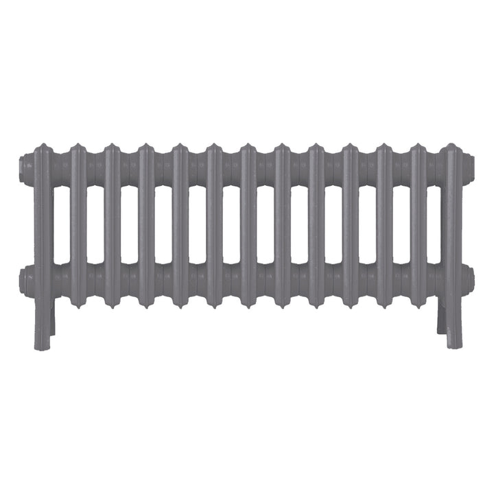 Grace - Quartz Grey Cast Iron Column Radiator H300mm x W817mm 4 Column - Wall Hung
