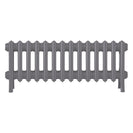 Grace - Quartz Grey Cast Iron Column Radiator H350mm x W877mm 4 Column - Floor Standing