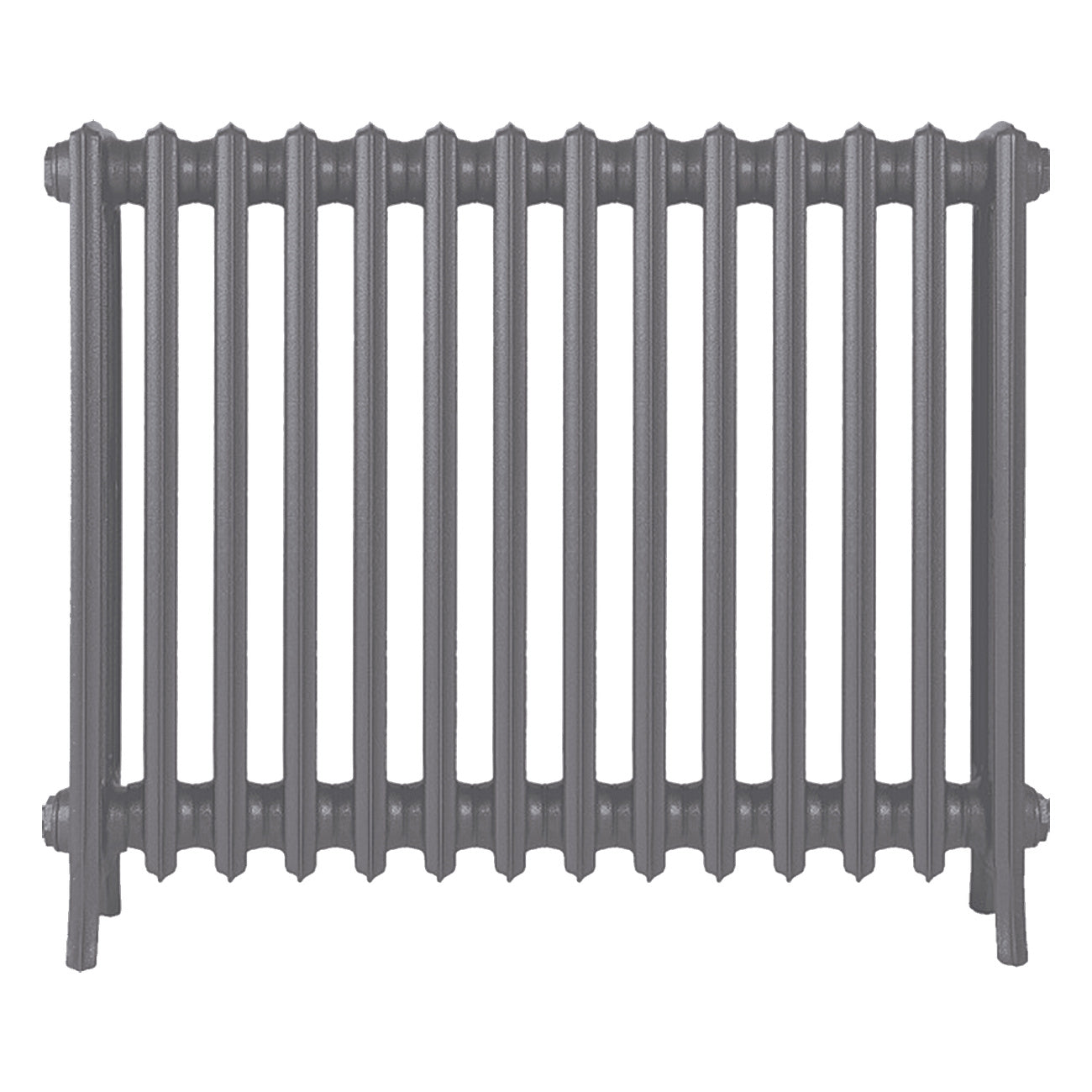 Grace - Quartz Grey Cast Iron Column Radiator H700mm x W877mm 4 Column - Wall Hung