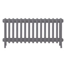 Grace - Quartz Grey Cast Iron Column Radiator H450mm x W938mm 4 Column - Wall Hung
