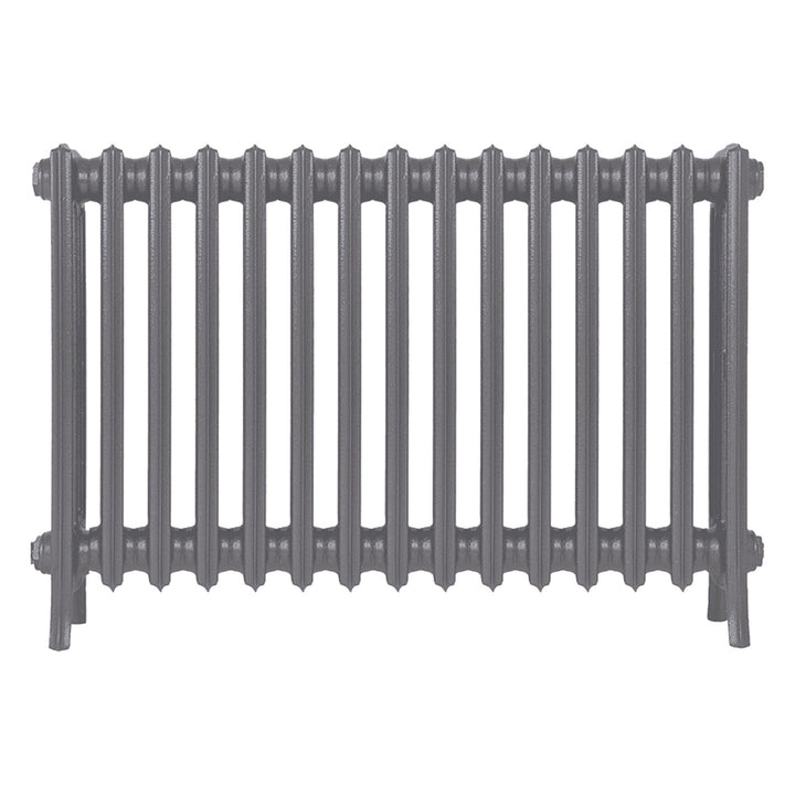 Grace - Quartz Grey Cast Iron Column Radiator H600mm x W938mm 4 Column - Wall Hung