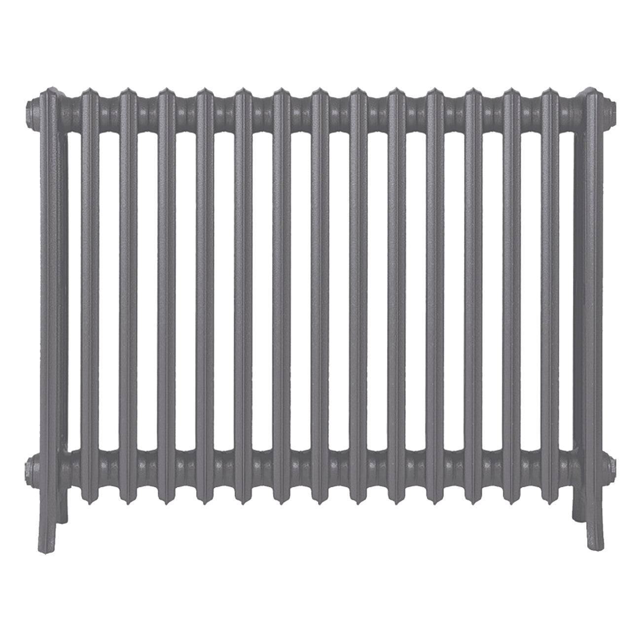 Grace - Quartz Grey Cast Iron Column Radiator H700mm x W938mm 4 Column - Wall Hung