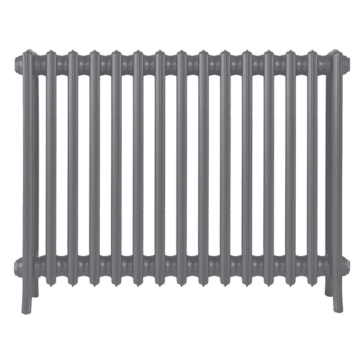 Grace - Quartz Grey Cast Iron Column Radiator H700mm x W938mm 4 Column - Wall Hung