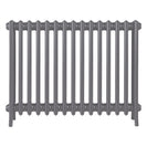 Grace - Quartz Grey Cast Iron Column Radiator H700mm x W938mm 4 Column - Wall Hung