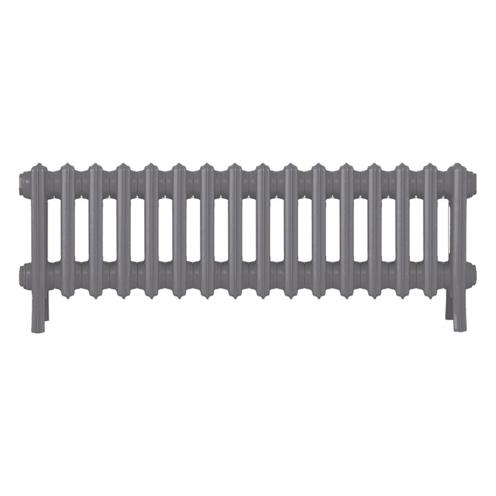 Grace - Quartz Grey Cast Iron Column Radiator H300mm x W998mm 4 Column - Wall Hung
