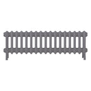 Grace - Quartz Grey Cast Iron Column Radiator H300mm x W1059mm 4 Column - Wall Hung