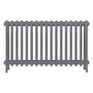 Grace - Quartz Grey Cast Iron Column Radiator H650mm x W1059mm 4 Column - Floor Standing