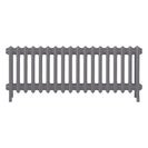 Grace - Quartz Grey Cast Iron Column Radiator H450mm x W1119mm 4 Column - Wall Hung