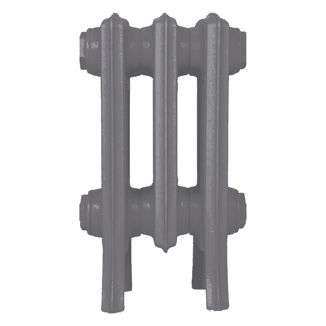 Grace - Quartz Grey Cast Iron Column Radiator H300mm x W212mm 4 Column - Wall Hung