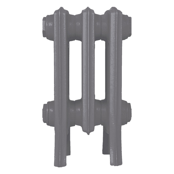 Grace - Quartz Grey Cast Iron Column Radiator H300mm x W212mm 4 Column - Wall Hung