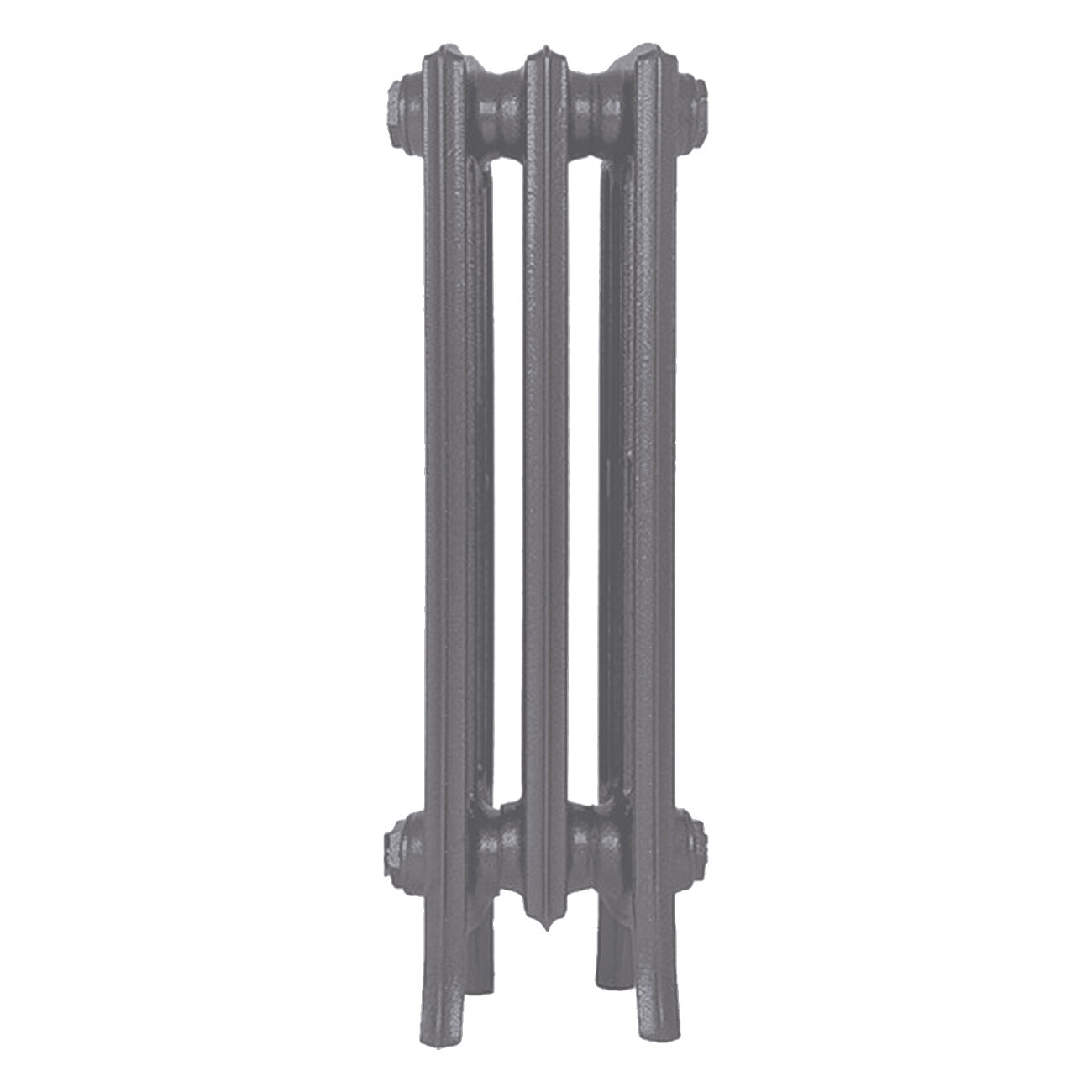 Grace - Quartz Grey Cast Iron Column Radiator H650mm x W212mm 4 Column - Floor Standing