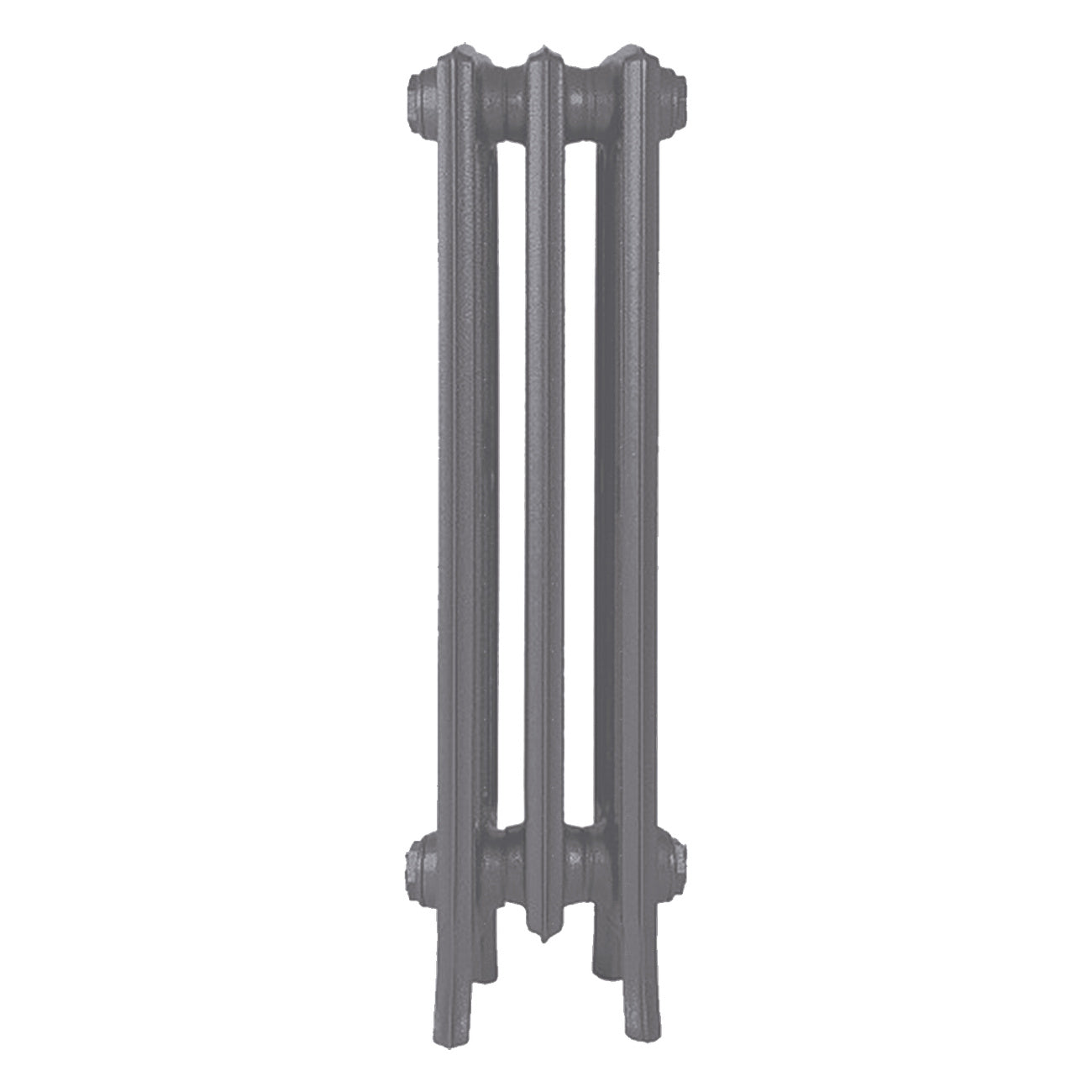 Grace - Quartz Grey Cast Iron Column Radiator H700mm x W212mm 4 Column - Wall Hung