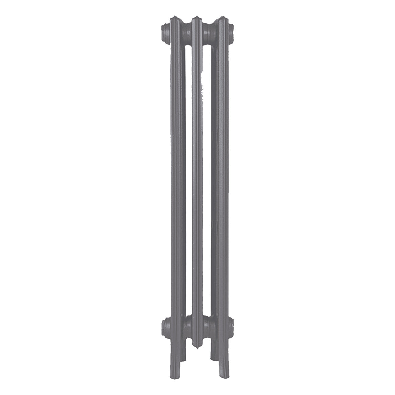 Grace - Quartz Grey Cast Iron Column Radiator H950mm x W212mm 4 Column - Floor Standing