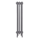 Grace - Quartz Grey Cast Iron Column Radiator H950mm x W212mm 4 Column - Floor Standing