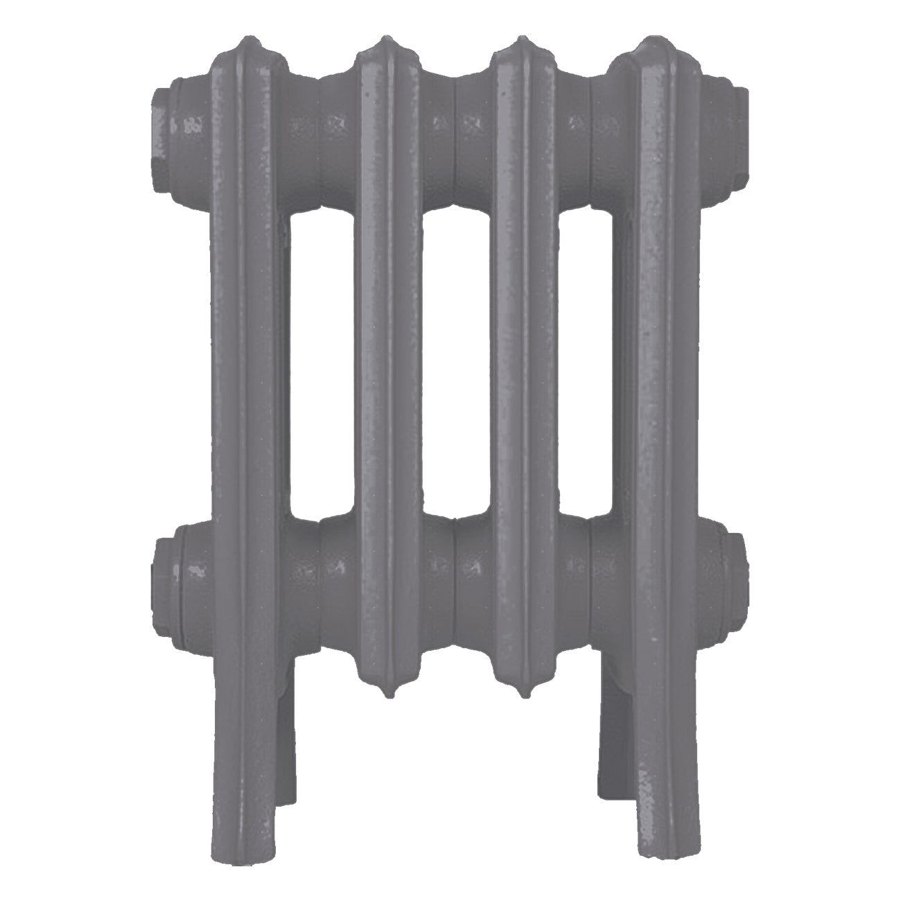 Grace - Quartz Grey Cast Iron Column Radiator H300mm x W272mm 4 Column - Wall Hung