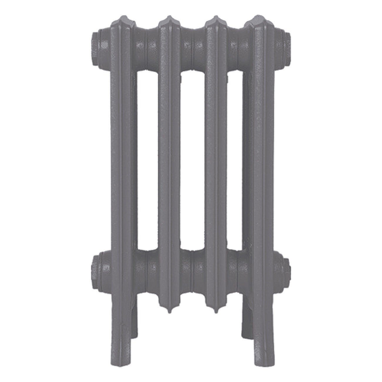 Grace - Quartz Grey Cast Iron Column Radiator H450mm x W272mm 4 Column - Wall Hung