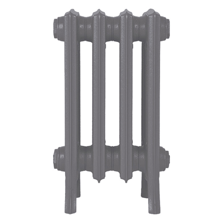 Grace - Quartz Grey Cast Iron Column Radiator H450mm x W272mm 4 Column - Wall Hung