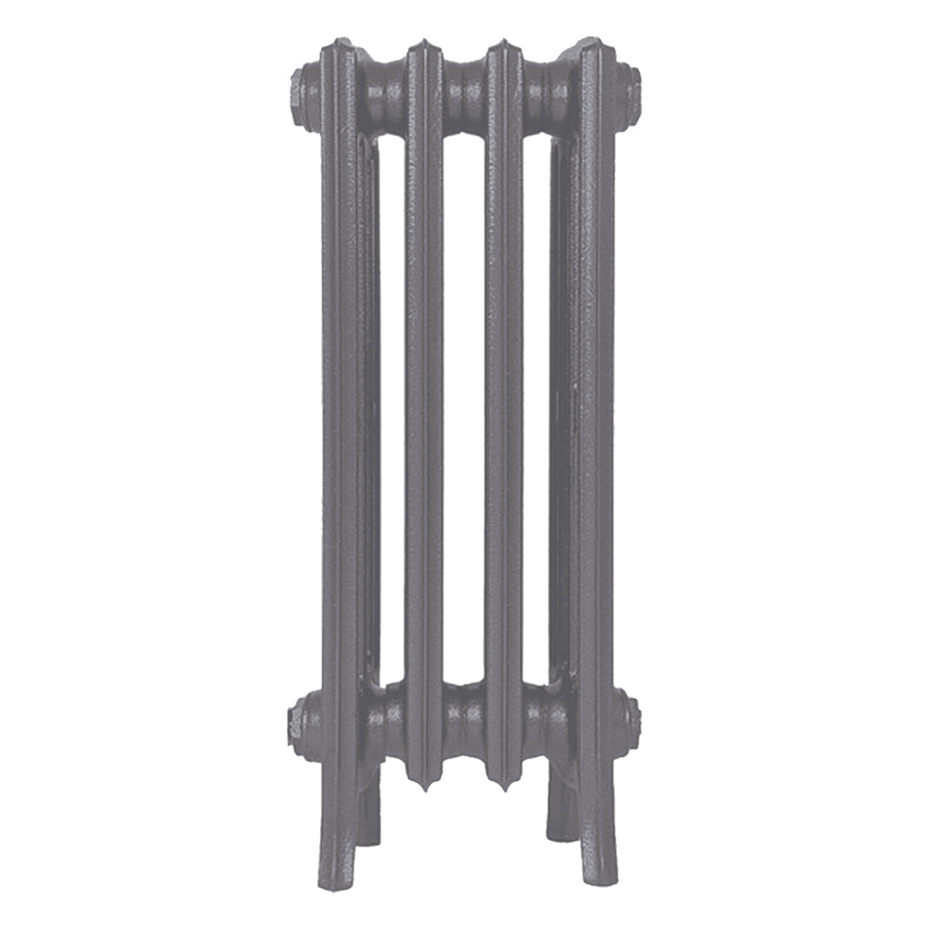Grace - Quartz Grey Cast Iron Column Radiator H650mm x W272mm 4 Column - Floor Standing